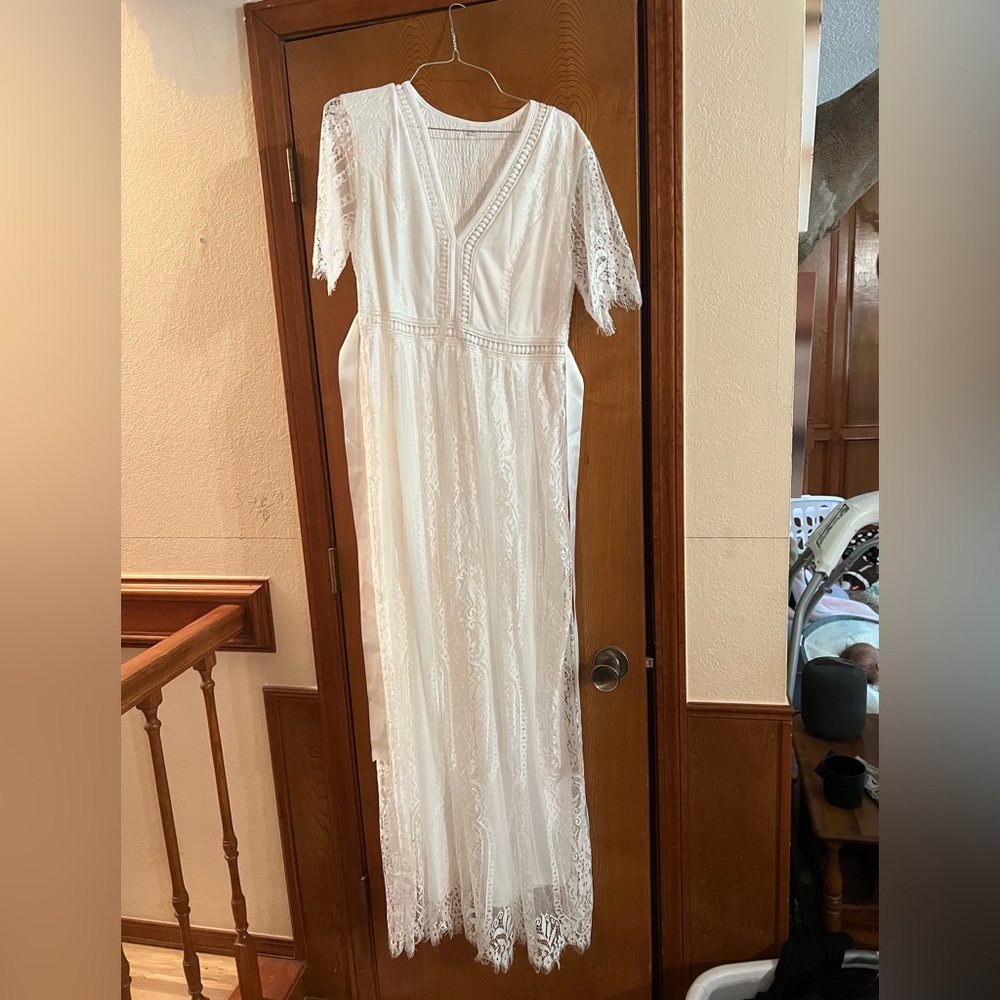 White dress